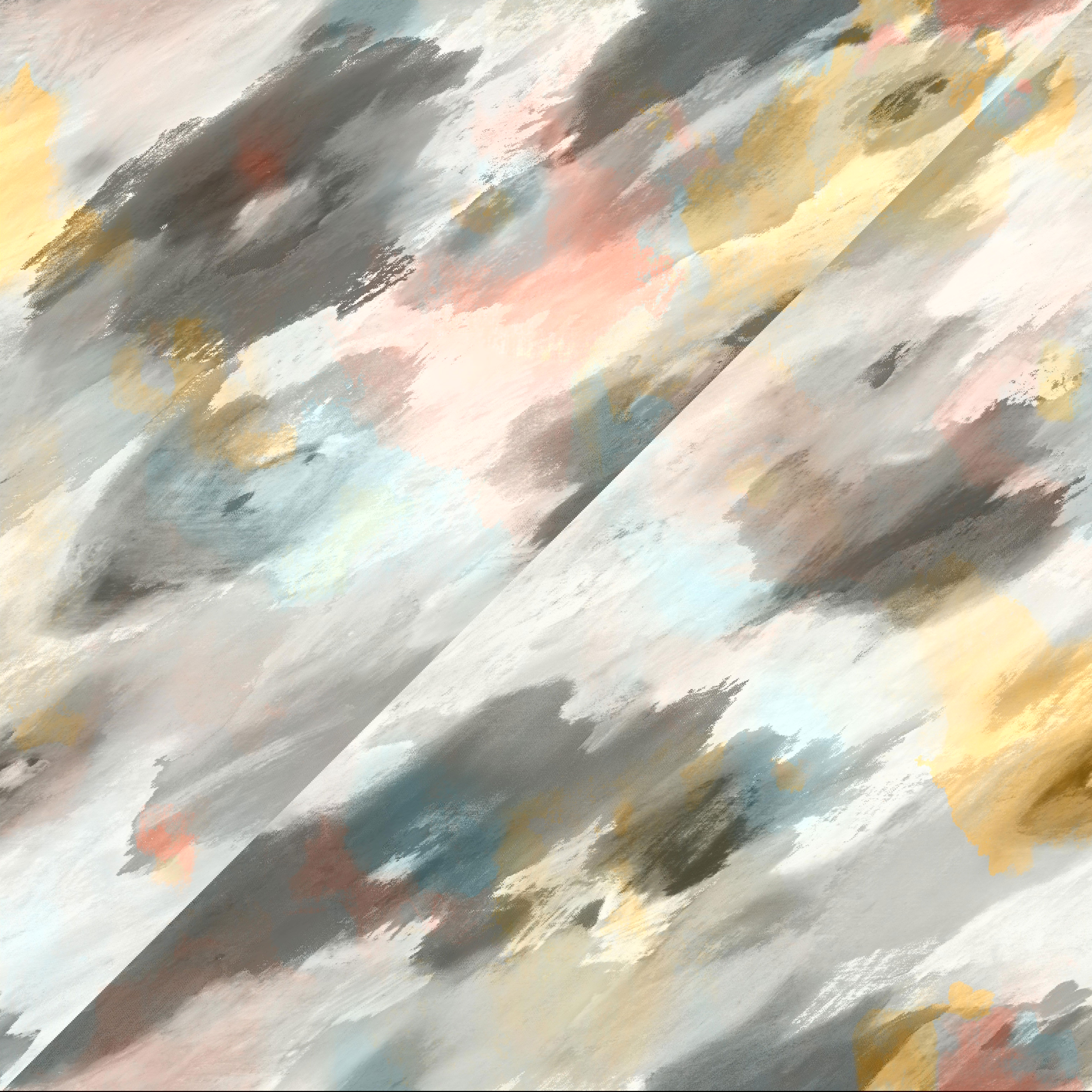 Impressionist Floral Copper & Blue Wallpaper, by York Wall, 33' length x 1'8.5" width x 0.02" depth View 1