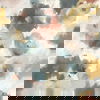 Impressionist Floral Copper & Blue Wallpaper thumbnail 0