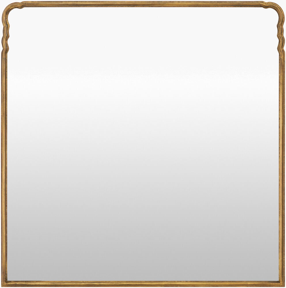 Grey Mantel Mirror, by Surya, 36" width x 36" height