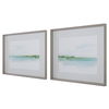 Green Ribbon Coast Framed Prints Set/2 thumbnail 4