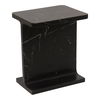 Tullia Accent Table Black, Side & End Table by Moe's Home, 15" width x 18" height x 12" depth thumbnail 2