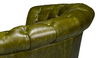 Bastian Armchair, Britain Green Leather, Seating by Sarreid, 33" length x 33" width x 31" height thumbnail 3