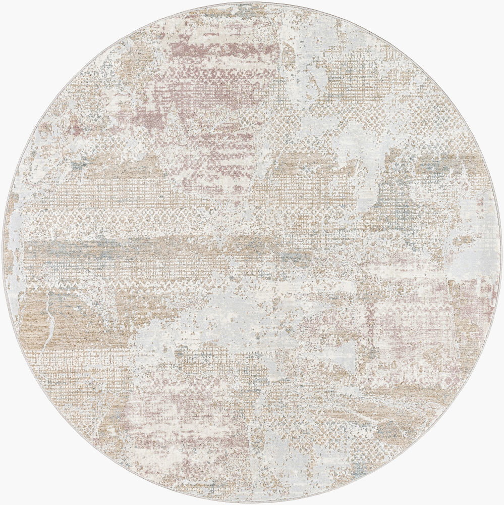 Brunswick Machine Woven Rug, by Surya, 5'2.99" length x 5'2.99" width