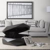 Arreto Black Solid Wood Hexagonal Storage Coffee Table thumbnail 2