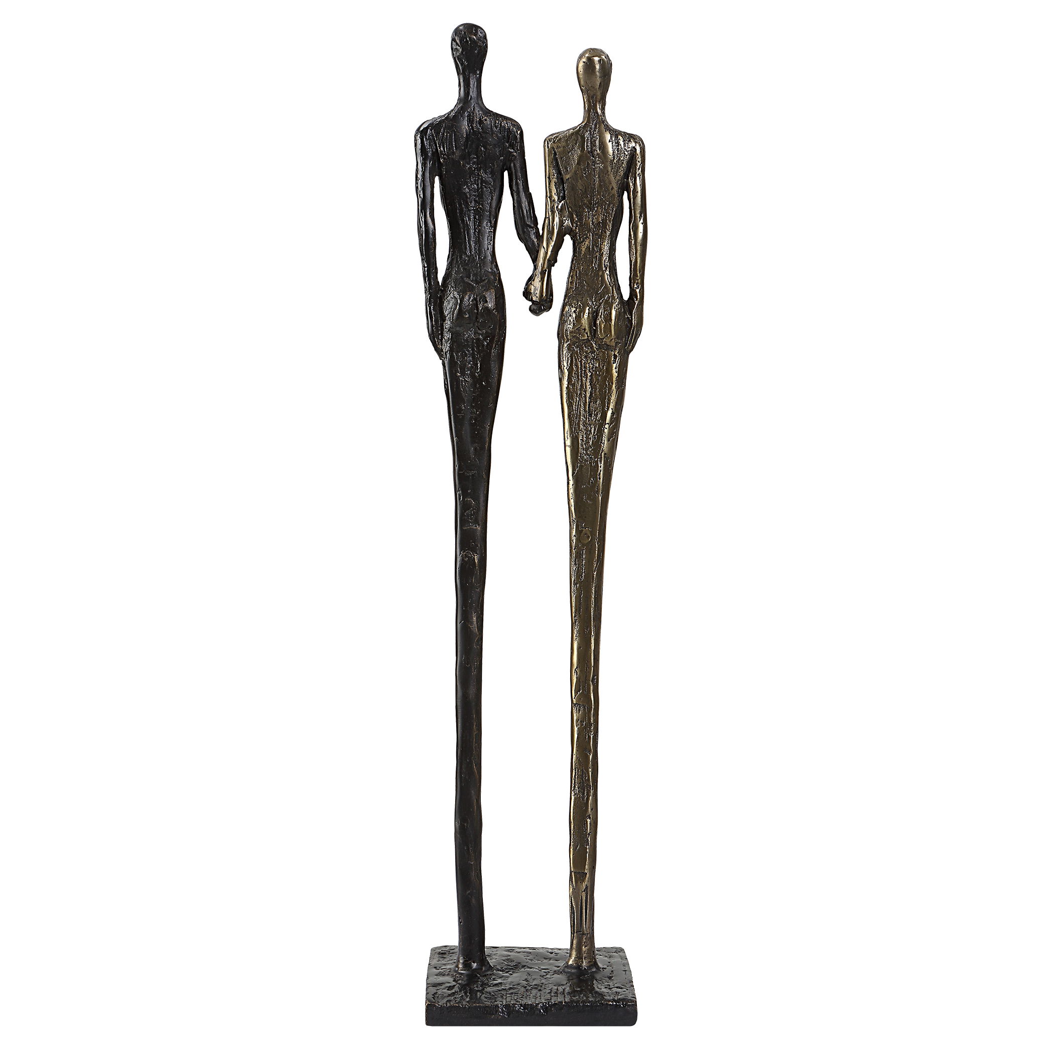 Two's Company Cast Iron Sculpture large image 