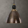 Adastra 1 Light Antique Brass Pendant, by Uttermost, 14" height x 11.75" diameter thumbnail 2