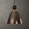 Adastra 1 Light Antique Brass Pendant, by Uttermost, 14" height x 11.75" diameter thumbnail 2