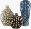 Waves Vase, by Surya, 8" width x 12" height thumbnail