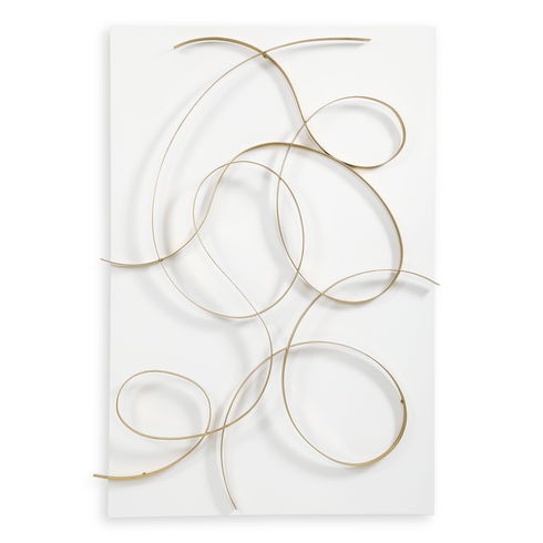 Freehand Modern Metal Wall Panel