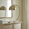 Romani Brass Desk Lamp, by Uttermost, 14.75" width x 22" height x 10" depth thumbnail 4