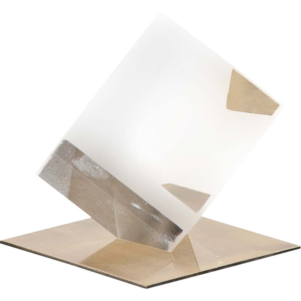 Lareina I Small 4L x 4W Clear Glass Cube, Decorative Object by Mercana, 3.75" length x 3.74" width x 4.5" height View 1