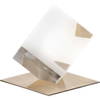 Lareina I Small 4L x 4W Clear Glass Cube, Decorative Object by Mercana, 3.75" length x 3.74" width x 4.5" height thumbnail 1