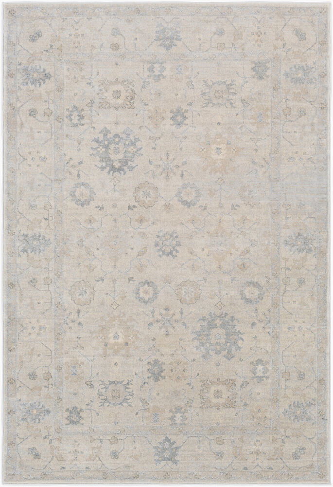 Tranquil Machine Woven Rug, by Surya, 7'7" length x 5' width