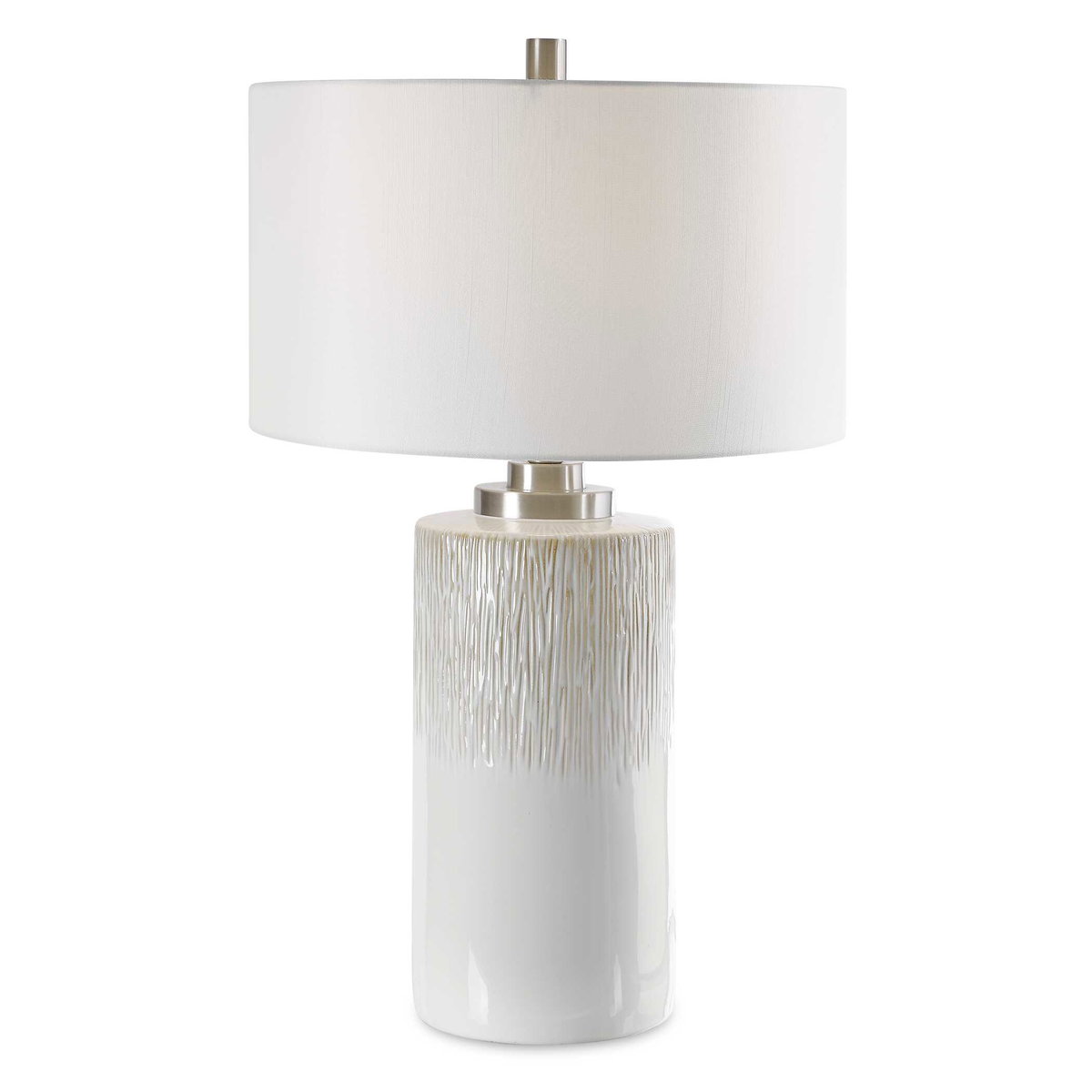Georgios Cylinder Table Lamp, by Uttermost, 1'6" width x 2'4.5" height x 1'6" depth View 1