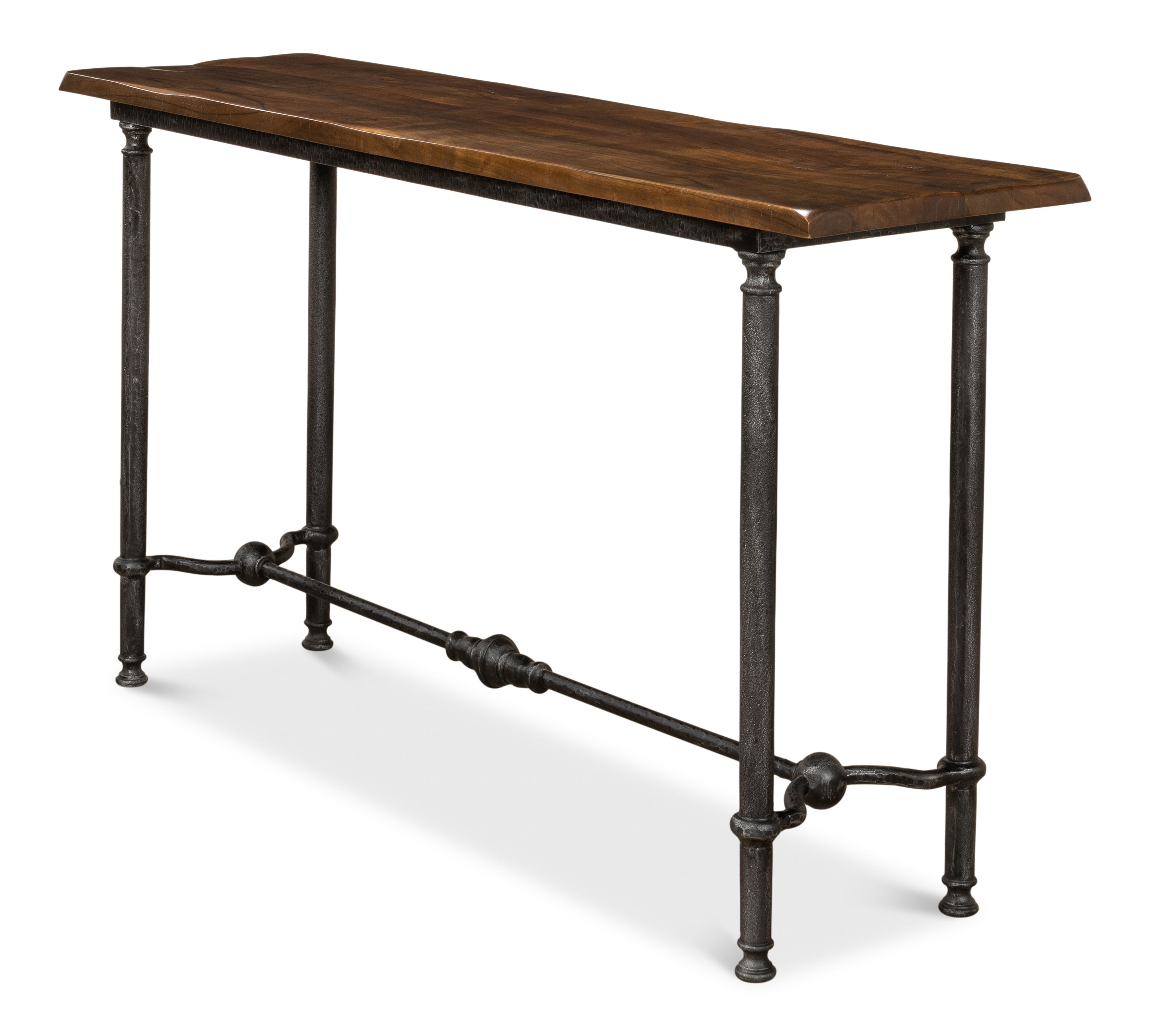 Layton Lodge Console Table, Natural Fnsh, by Sarreid, 60" length x 16" width x 32" height View 9