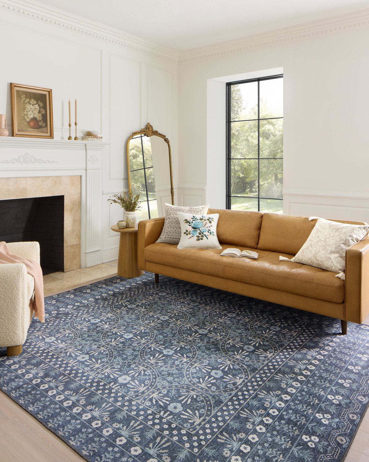 Rifle Paper Co. x Loloi Maison Rug, 2'6" length x 7'6" width View 2