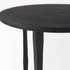 Timothy 16.0L x 16.0W X 20.0H Ebony Black Iron Side Table, Side & End Table by Mercana, 16" length x 16" width x 20" height thumbnail 8