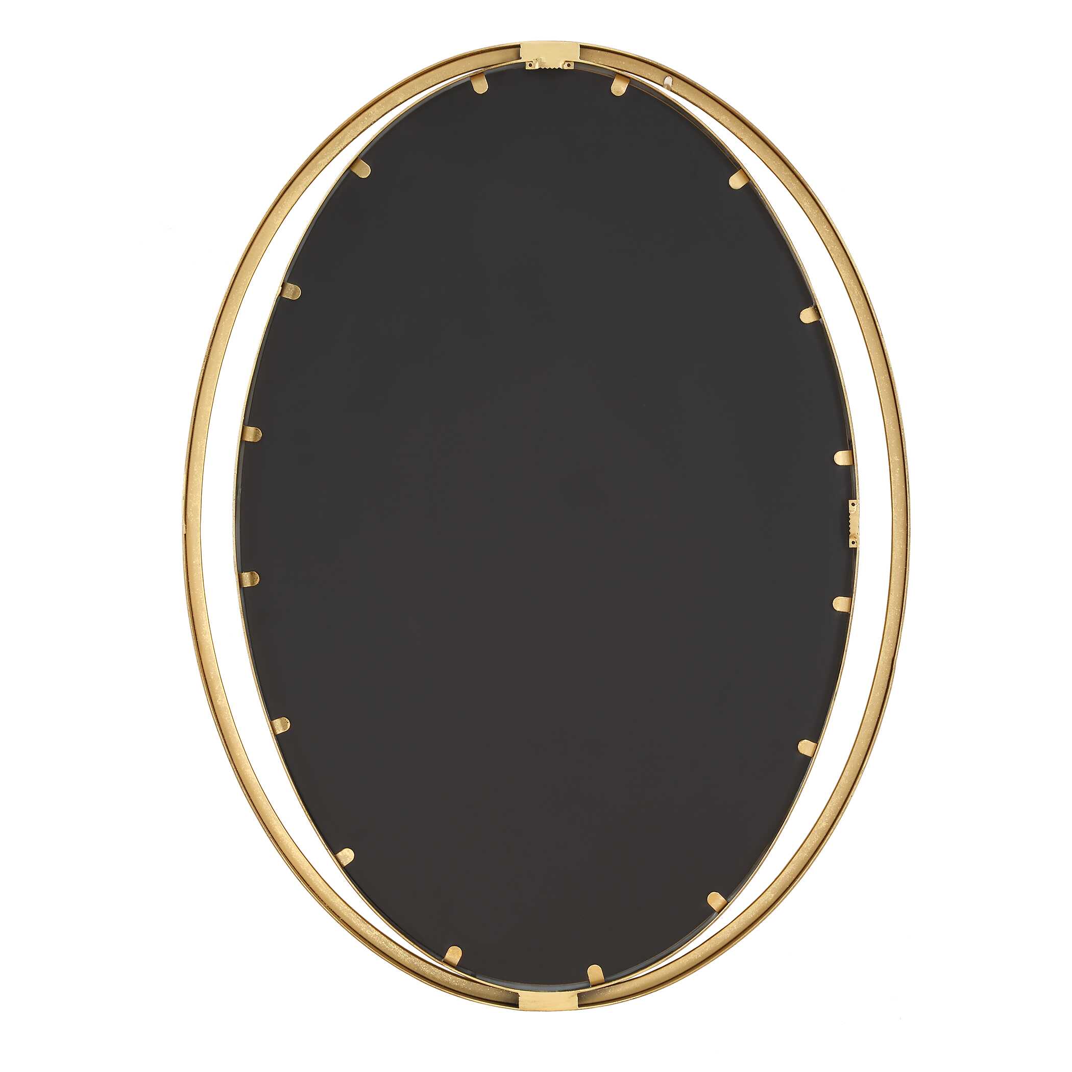 Rhodes Gold Oval Mirror, by Uttermost, 24.25" width x 31.88" height x 1" depth View 9
