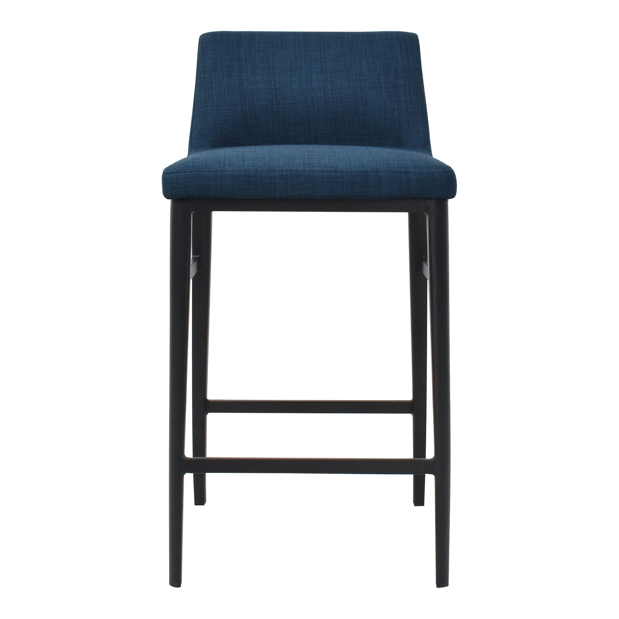 Baron Counter Stool Blue, Counter & Bar Stool by Moe's Home, 17.5" width x 34" height x 20" depth View 1