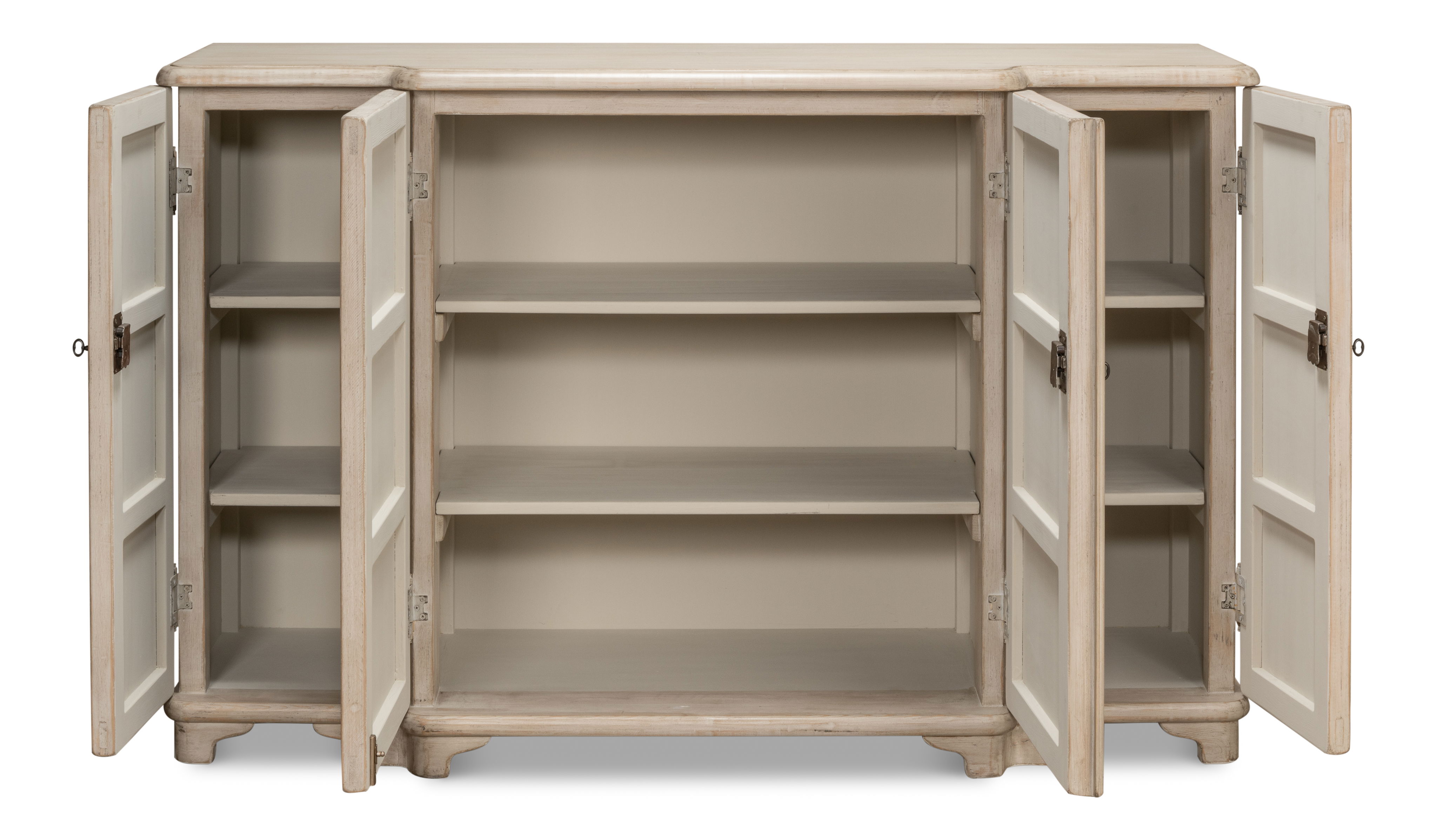 Entree' Sideboard  Stone Grey Finish large image 