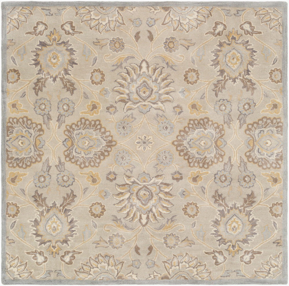 Caesar Handmade Rug, by Surya, 6' length x 6' width