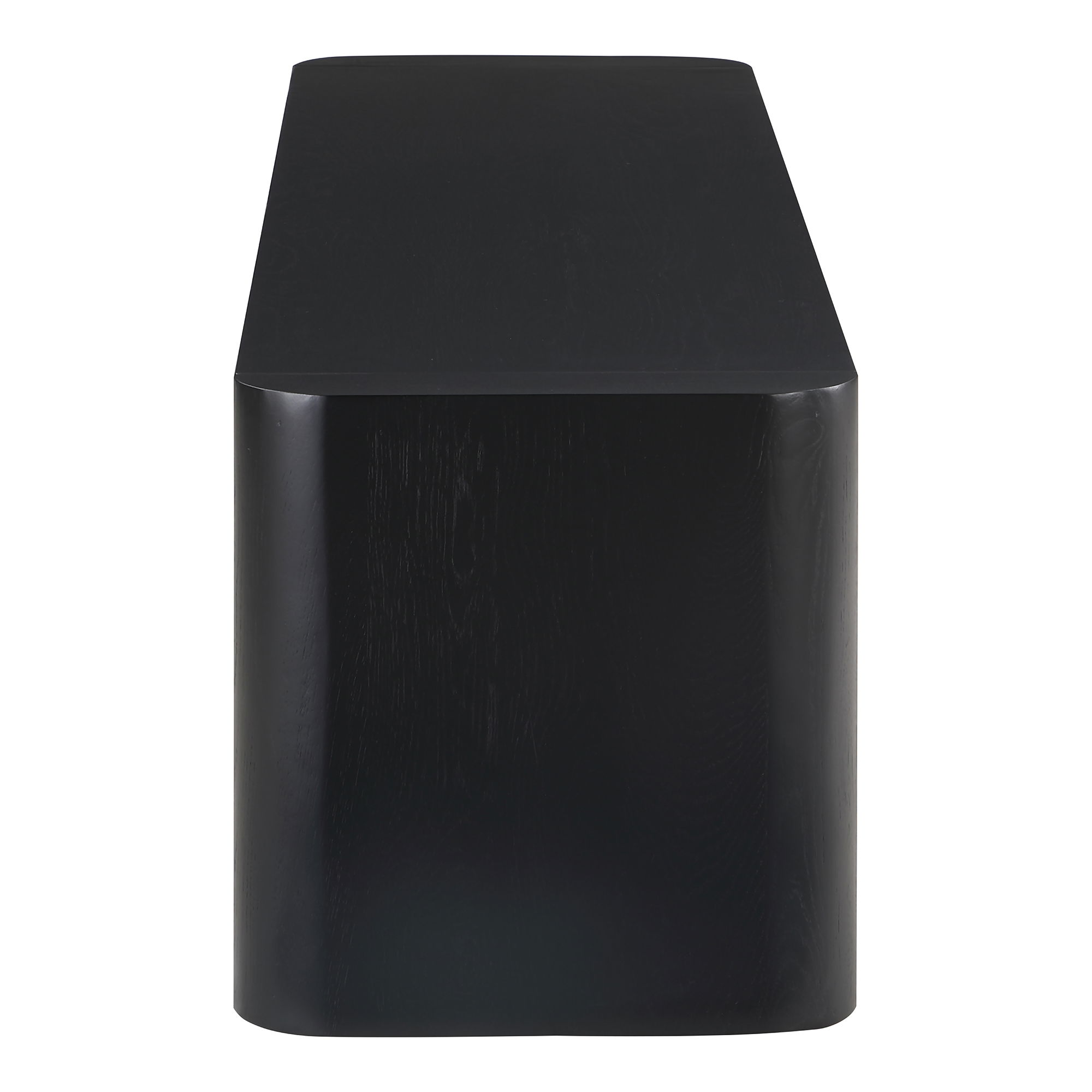 Post Small Dining Bench Black large image 