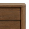 Chadwick Nightstand Brown, by Dovetail, 28" width x 25.6" height x 17.7" depth thumbnail 6