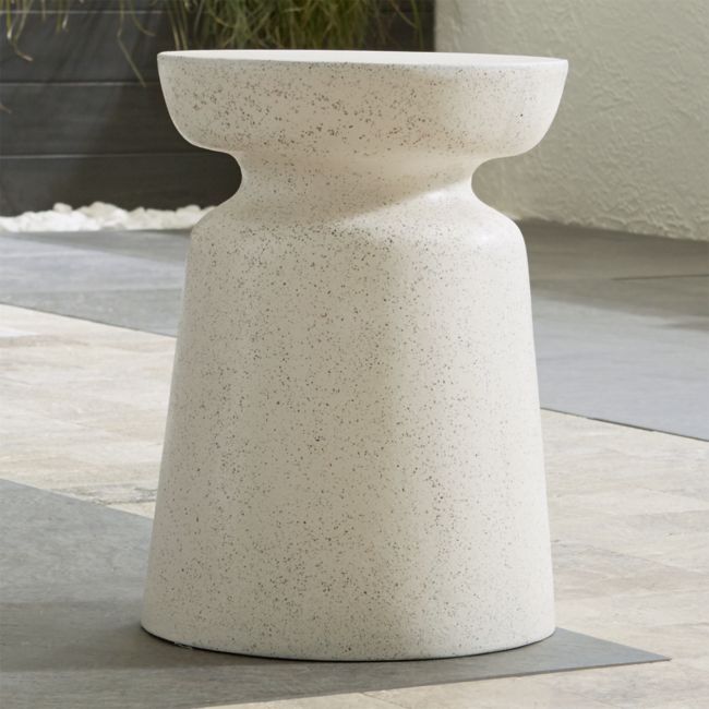 Online Designer Patio Crest Side Table-Stool