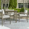 Borneo White Outdoor Dining Chair, Furniture by Uttermost, 24.3" width x 28.2" height x 24.5" depth thumbnail 5
