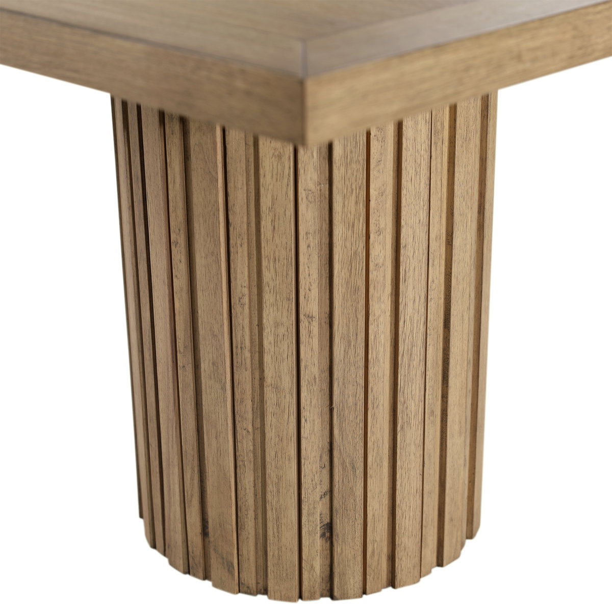 Valery Dining Table Natural 109', by Dovetail, 105.9" width x 30" height x 42" depth View 5