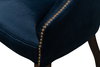 Princess Chair, Blue, Accent Chair by Sarreid, 30" length x 26" width x 34" height thumbnail 4
