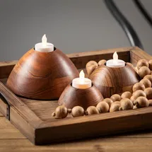 Online Designer Combined Living/Dining Sun Bleached Mango Wood W/Jute Rope Garland Dia 42"