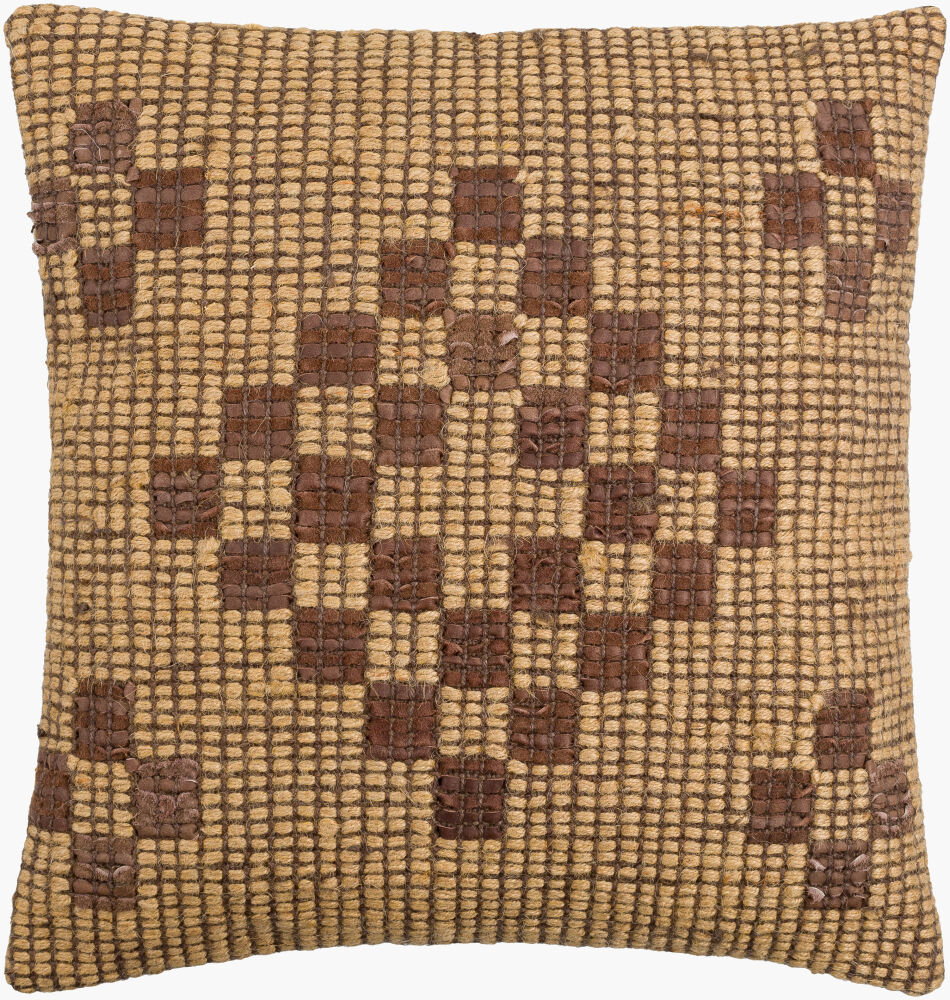 Twareg Accent Pillow, Decorative Pillow by Surya, 20" length x 20" width