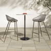 Piazza Outdoor Counter Stool Grey - Set Of Two, Outdoor Chair by Moe's Home, 1'7" width x 2'10" height x 1'7" depth thumbnail 8