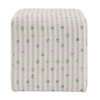 Joie White Chenille Ottoman, by Uttermost, 18" width x 18" height x 18" depth thumbnail 5