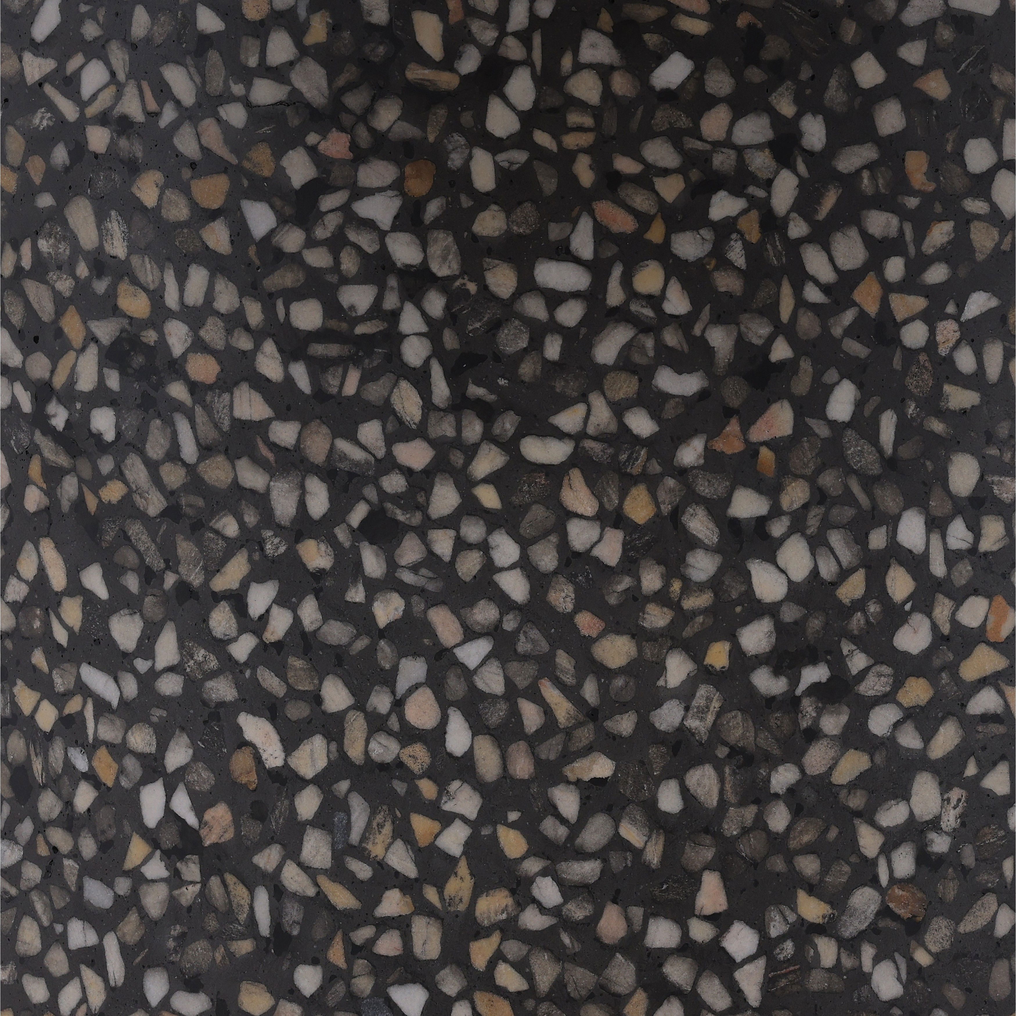 Cassius Outdoor Dining Table Black, by Dovetail, 48" width x 30.5" height x 48" diameter x 48" depth View 2