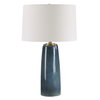 Submerged Deep Blue Table Lamp, by Uttermost, 1'4" width x 2'2.25" height x 1'4" depth thumbnail 5