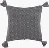 Makrome Accent Pillow, Decorative Pillow by Surya, 18" length x 18" width thumbnail