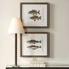 The Catch Framed Fish Prints Set/2, Painting by Uttermost, 20.5" width x 18.25" height x 1.75" depth thumbnail 2