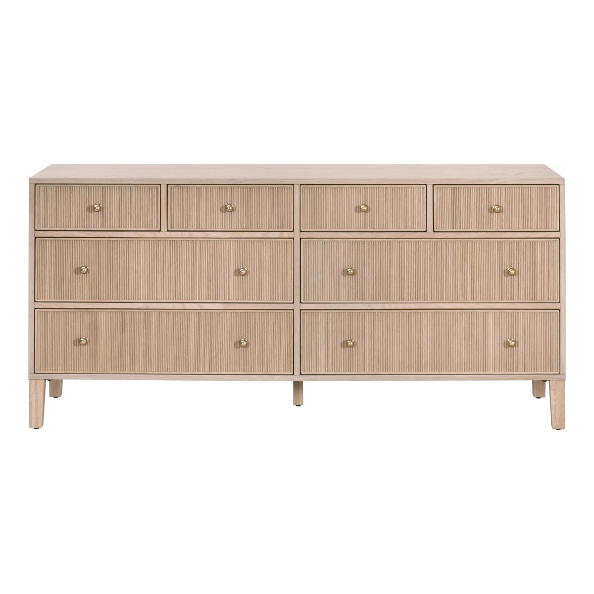 Highland 8-Drawer Double Dresser, by Essentials for Living, 67.5" width x 32" height x 20" depth View 1