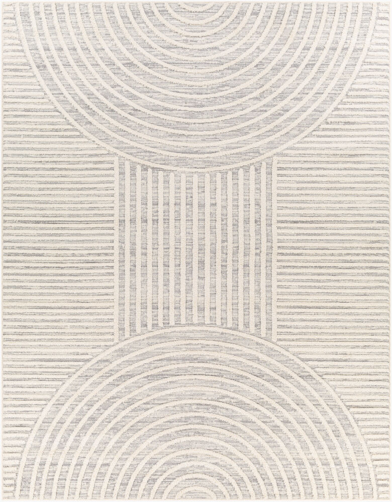 Nora Machine Woven Rug, by Surya, 9'0.27" length x 6'6.74" width