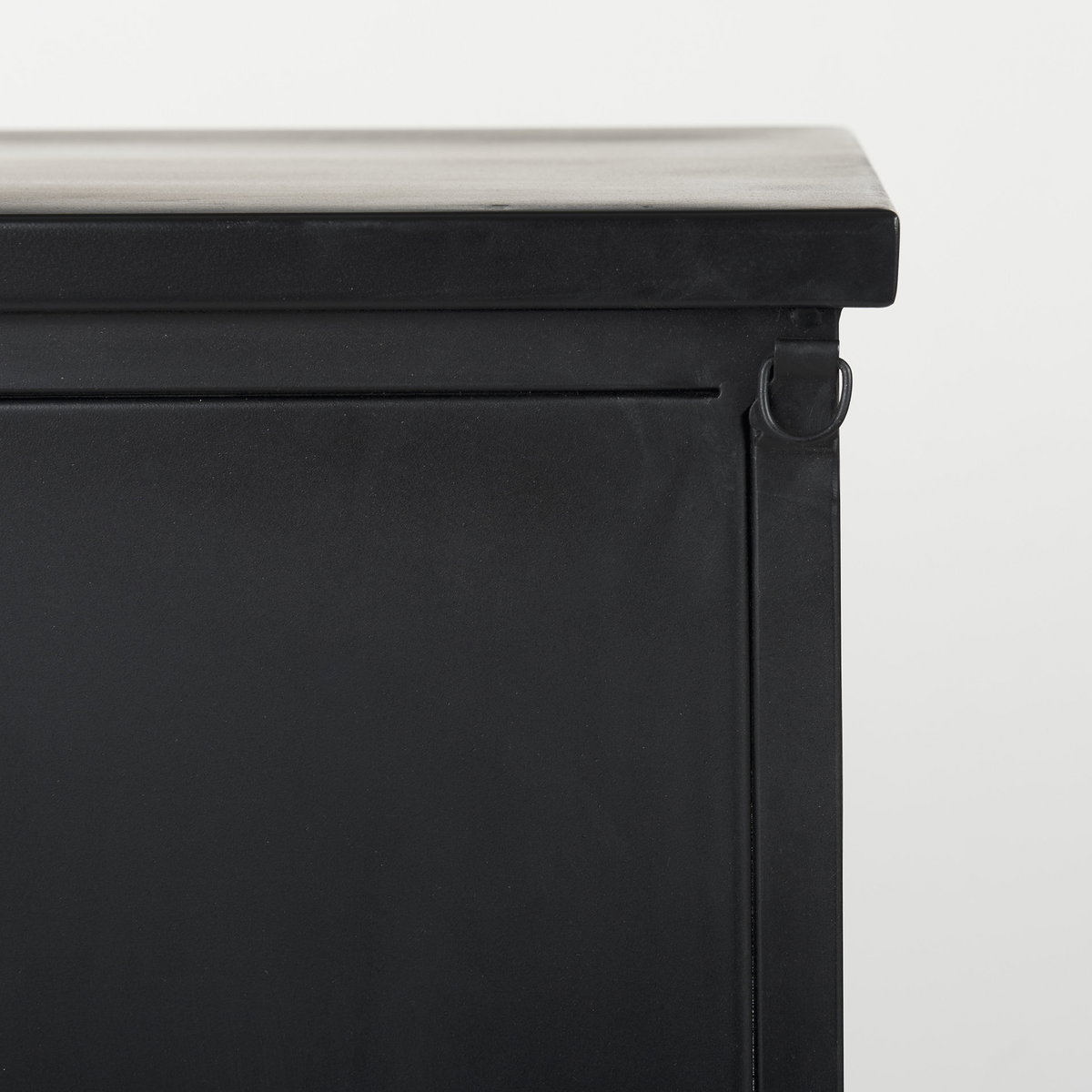 Aurelia Two Door Glass Cabinet, Cabinets & Chest by Mercana, 40.5" length x 16" width x 33" height View 12