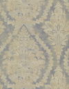 Charleston Damask Silver Wallpaper thumbnail 0