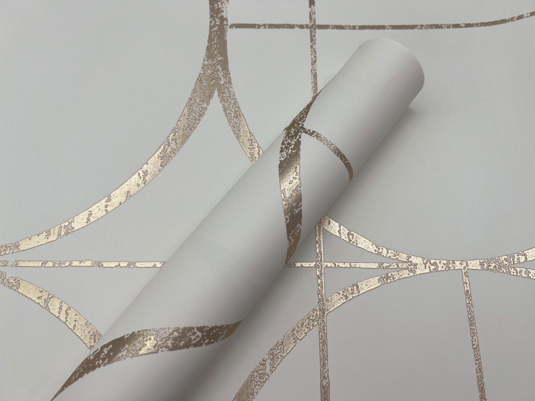 Sun Circles Cream & Gold Wallpaper large image 