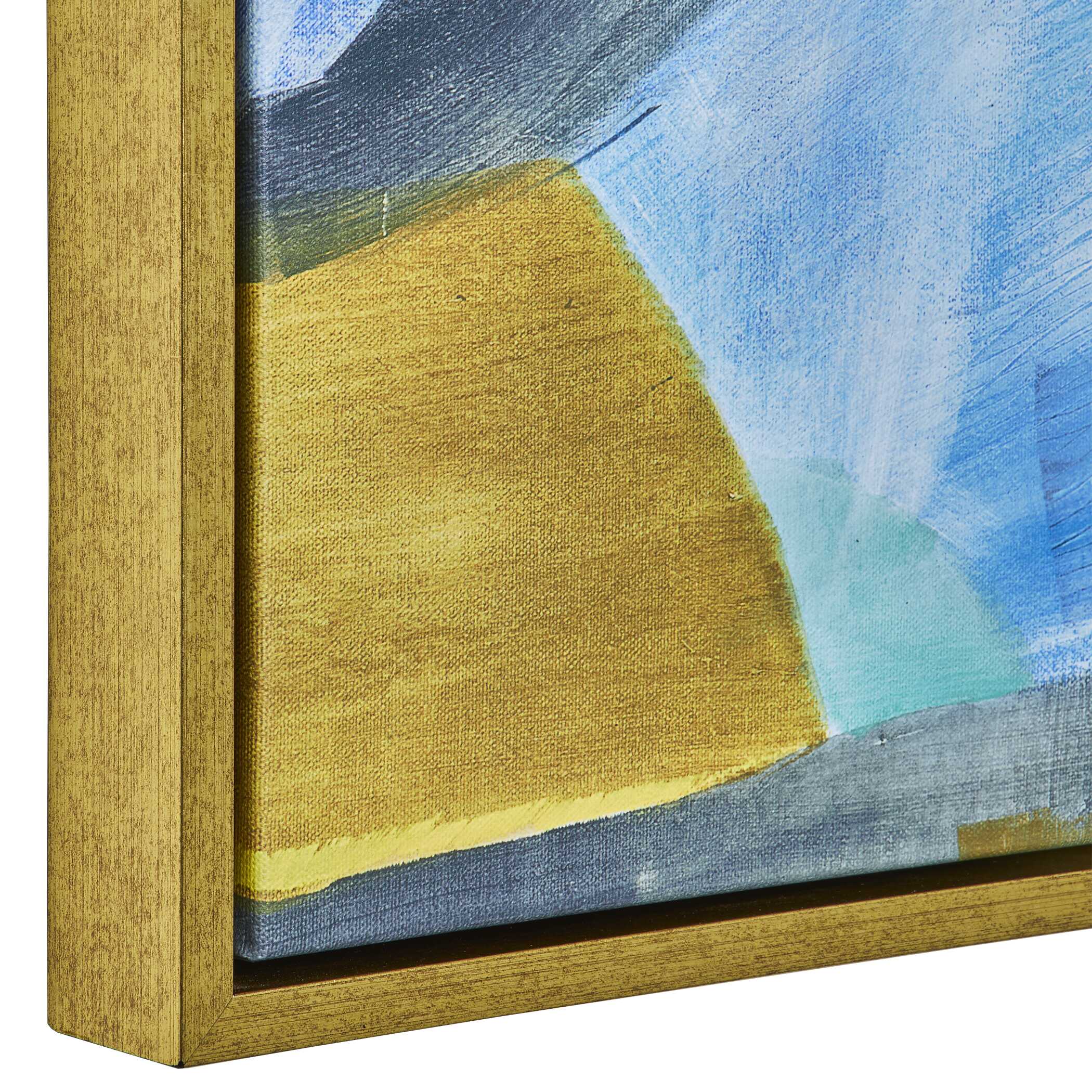 The Story Of Water Abstract Art, Painting by Uttermost, 43.5" width x 54.5" height x 2" depth View 6