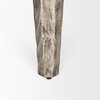 Randy Silver Nickel Cast Aluminum Metal Coffee Table, by Mercana, 37.8" length x 37.8" width x 18.9" height thumbnail 8