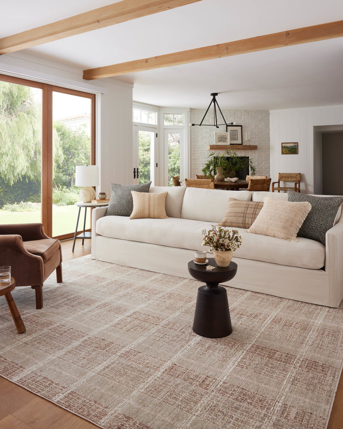 Angela Rose x Loloi Ember Rug, 7'10" length x 10' width View 2