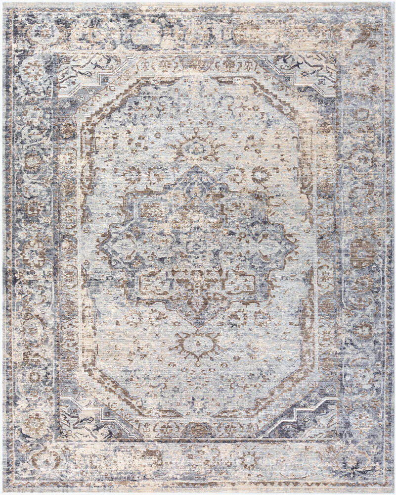 Liverpool Machine Woven Rug, by Surya, 4'11.06" length x 2'7.5" width
