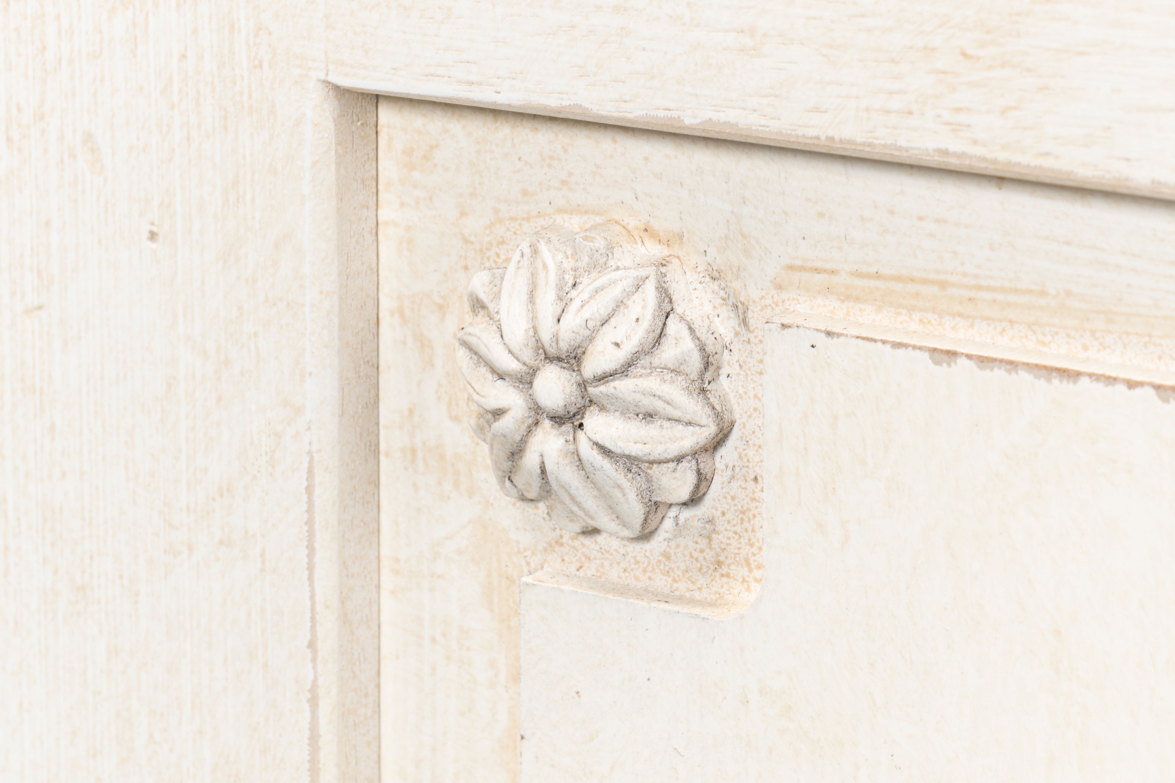 Bellagio Sideboard,96', White/White, Cabinets & Sideboard by Sarreid, 96" length x 15" width x 43" height View 6