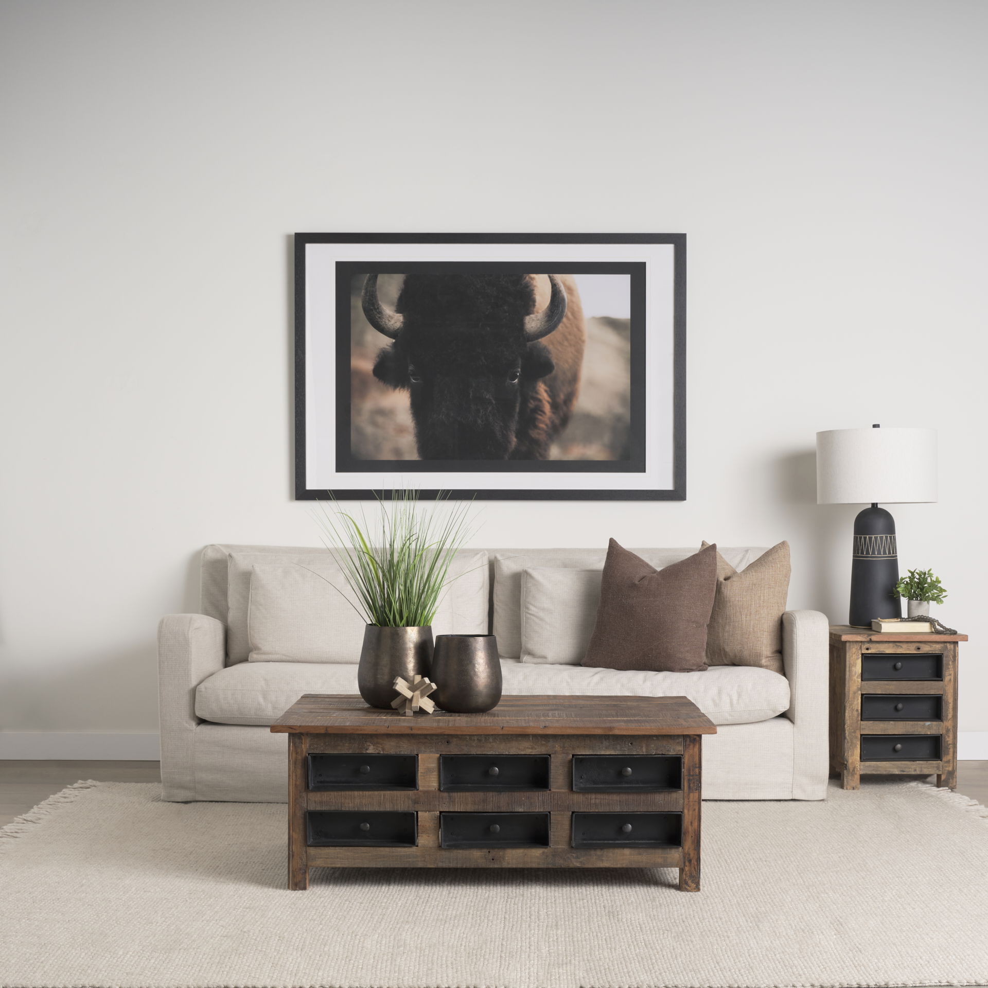 Vega II (Large) 7L x 7W Natural Wood Jack Object, Decorative Object by Mercana, 7.09" length x 7.09" width x 5.71" height View 3